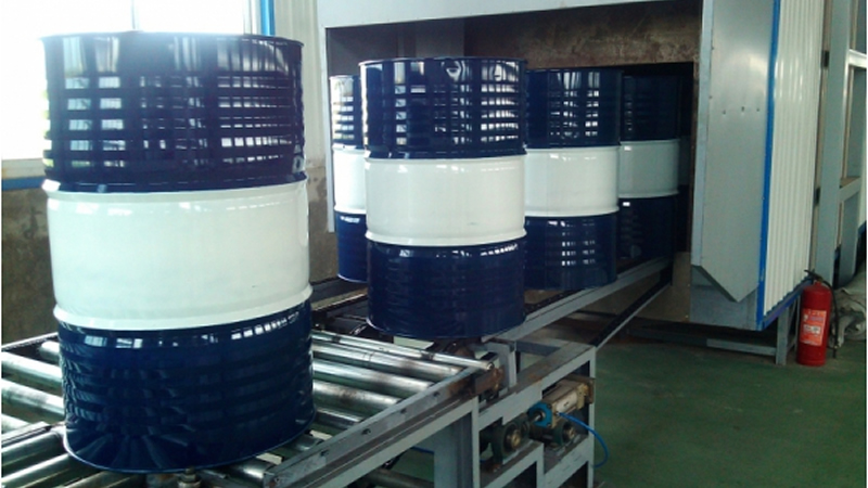 Machine de peinture de fûts