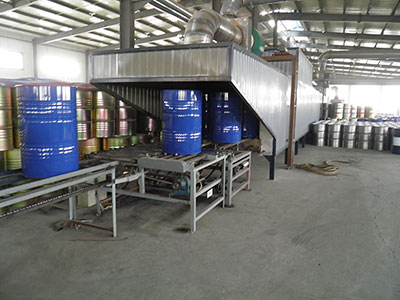 Ligne de fabrication de fûts en acier à tête ouverte