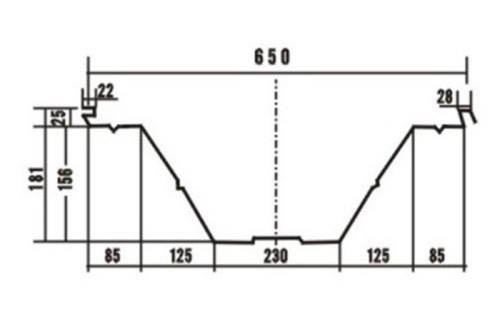 Profileuse de toitures cintrées BH-914-650