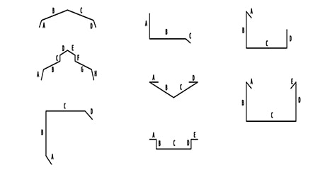 Plans des profils