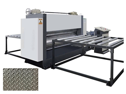 Machine de gaufrage de tôle