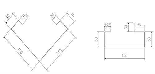 Plans des profils