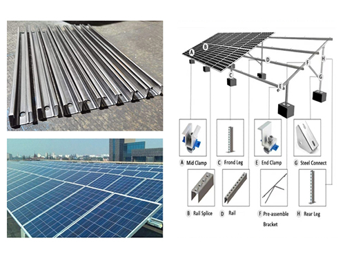 Profileuse pour structures porteuses de panneaux photovoltaïques
