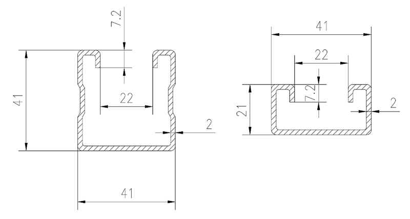Plans des profils